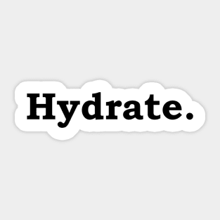 Hydrate Sticker